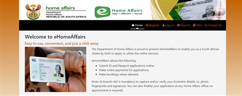 smart card id application|www.dha.gov.za id application online.